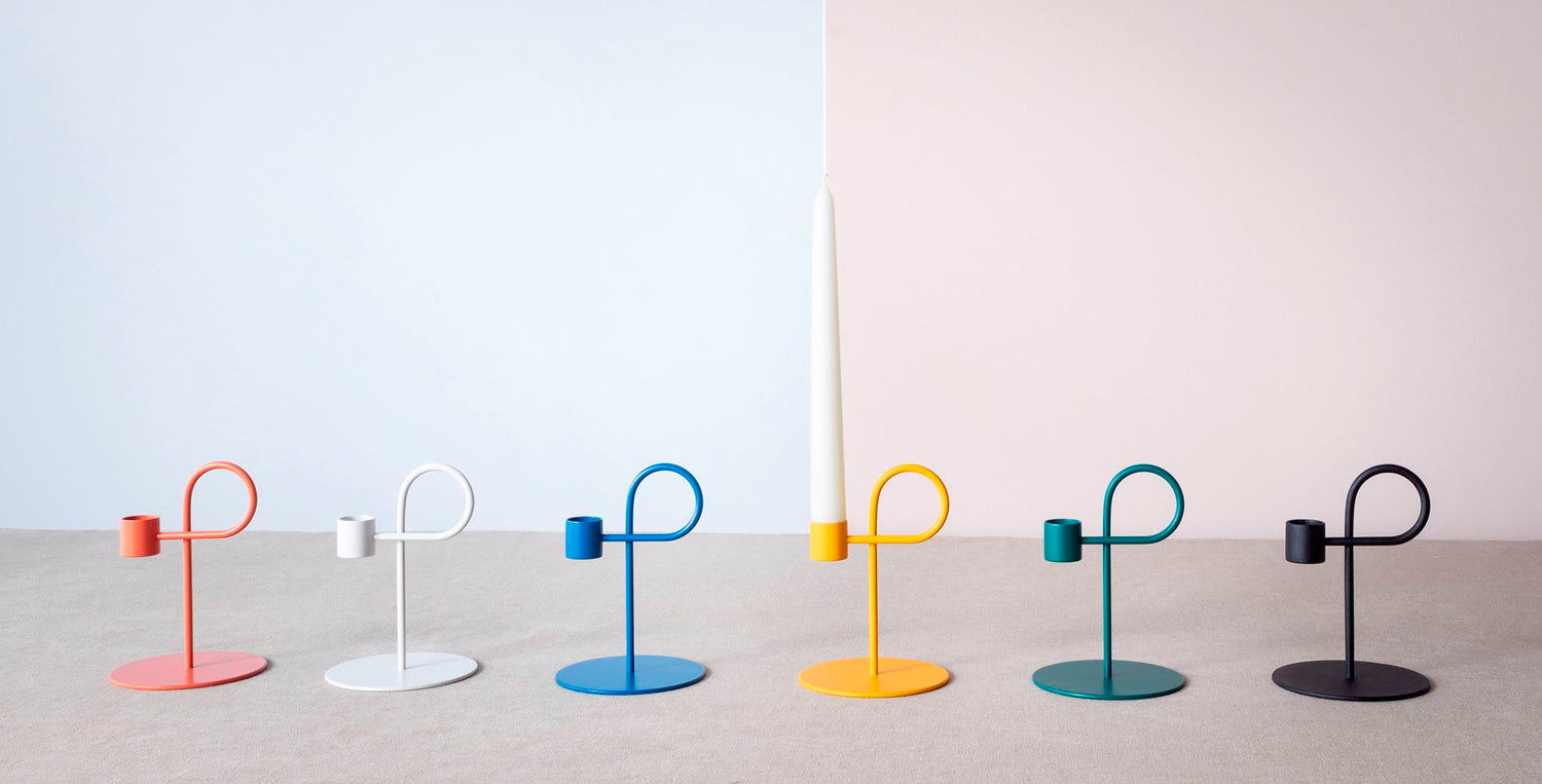 Arreda con le candele: scopri il portacandele di design “Loop”