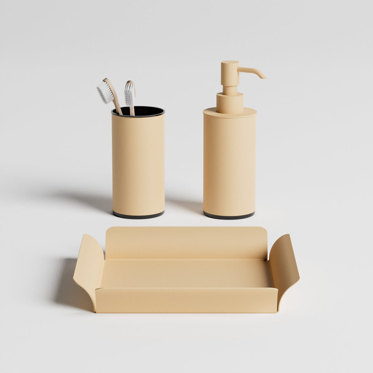 Kit bagno con vassoio