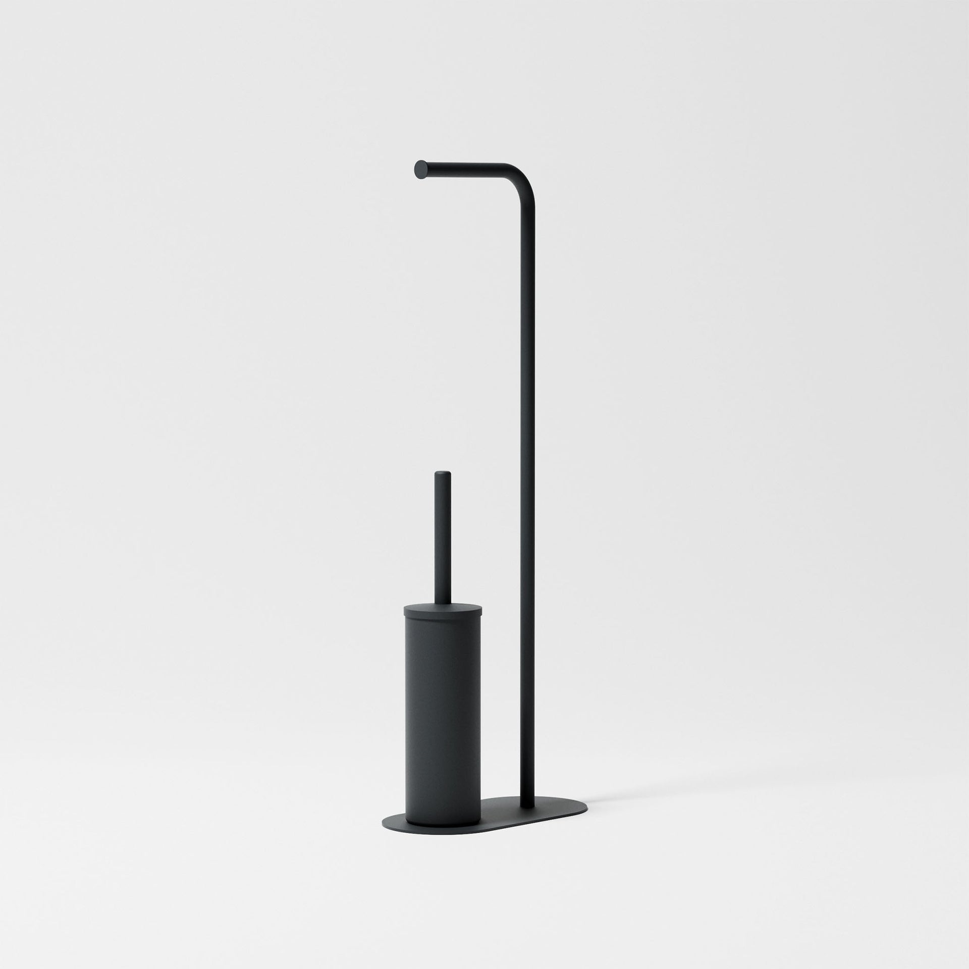 Versilia - Standing toilet roll holder and toilet brush holder