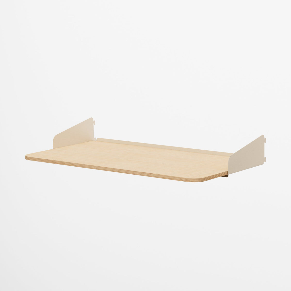 Linnea - Scrivania Sospesa - Larghezza 90 cm - Beige Luxor - scaffali e mobiletti | HI01340