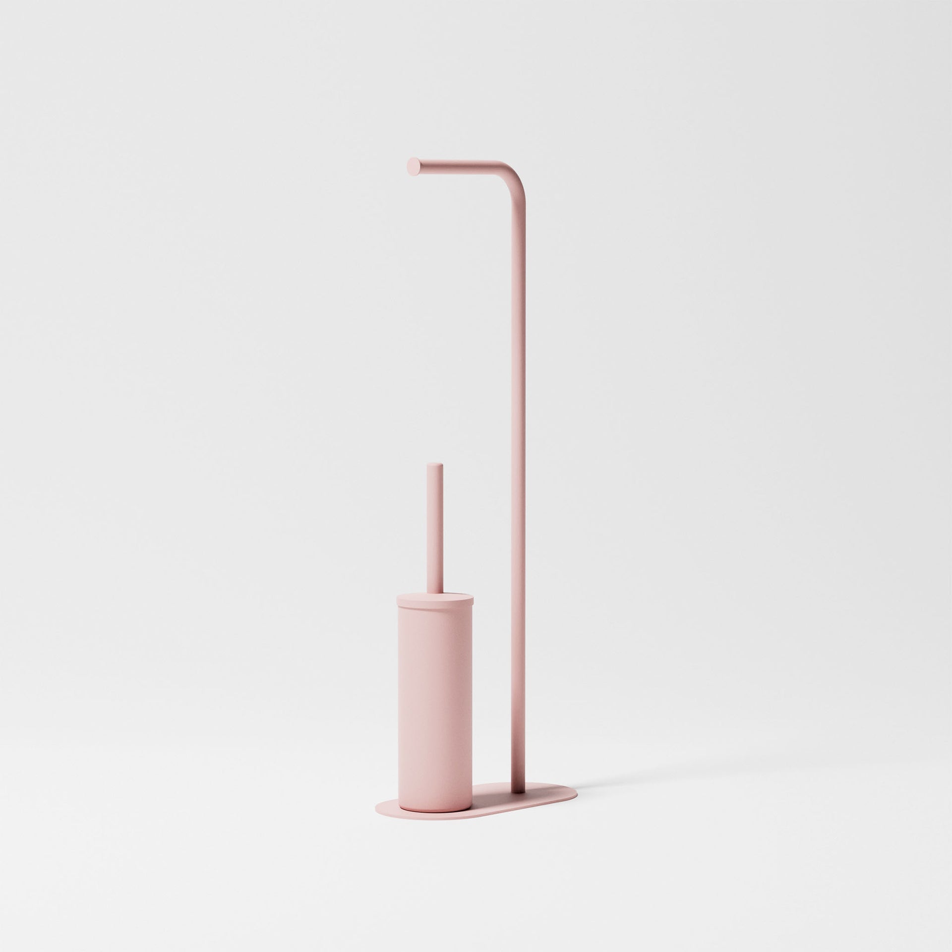 Versilia - Standing toilet roll holder and toilet brush holder