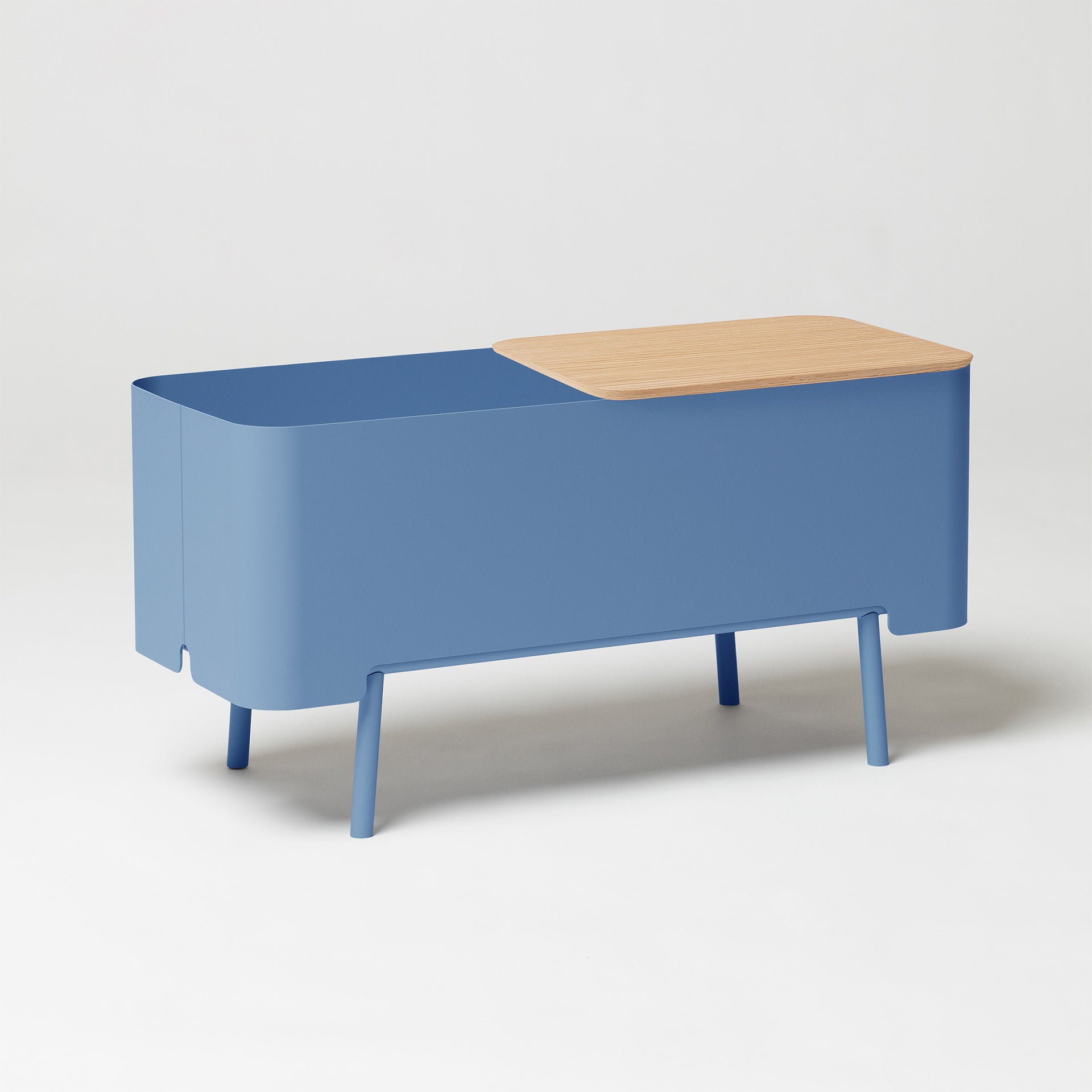 Altea bassa - Planter and tray set